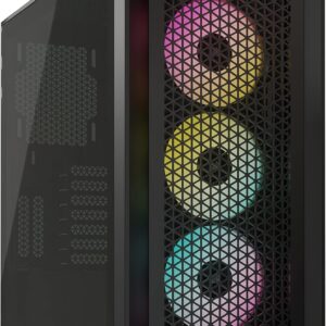 Corsair iCUE 4000D RGB Airflow Mid-Tower Case - Black