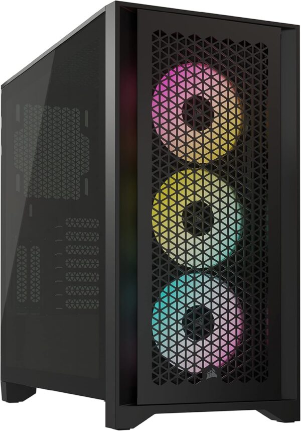 Corsair iCUE 4000D RGB Airflow Mid-Tower Case - Black