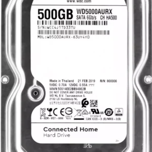 WD INT. HDD 3.5" 500GB SATA 64MB AV-GP Drive