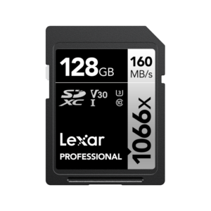 LEXAR Professional 1066x 128GB SDXC R160/W120 MB/s