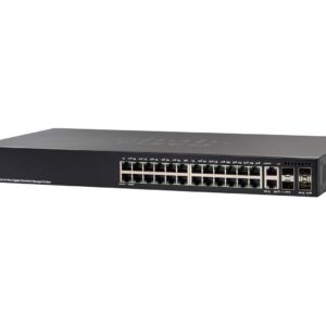Cisco SG550X-24-K9 Switch Stackable Managed Switch with 24 Gigabit Ethernet (GbE) Ports
