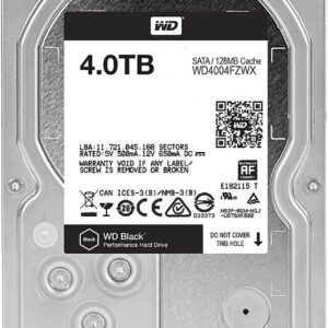 WESTERN DIGITAL 4TB Black WD4004FZWX-00GBGB0 7200RPM 2W10005