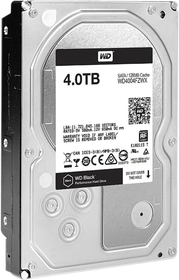 WESTERN DIGITAL 4TB Black WD4004FZWX-00GBGB0 7200RPM 2W10005 - Image 2