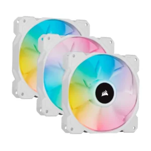 Corsair iCUE SP120 RGB ELITE Performance 120mm Fan - Triple Pack - White(CO-9050137-WW)