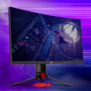 ASUS ROG Strix XG27WQ HDR Gaming Monitor 27 inch WQHD (2560 x 1440), Native 165Hz (Above 144Hz), 1ms (MPRT), ELMB, FreeSync?�� Premium Pro, DisplayHDR?�� 400, Curved