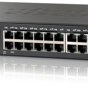 Cisco SF200-48 Switch 48 10/100 Ports, SLM248GTNASmart Switch, 2 Combo Mini-GBIC Ports,