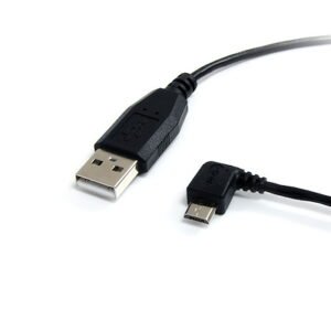 StarTech.com 0.5 m (1.6 ft.) Left-Angle USB 3.0 Cable – USB-A to Micro-B – SuperSpeed – USB 3.1 Gen 1-USB3AU50CMLS