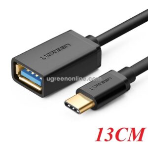 Ugreen Usb Type C To Usb 3.0 Female Cable Black 15Cm