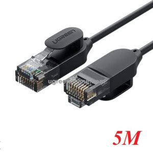 Ugreen Cat 6A UTP Round&Ultra Slim Ethernet Cable Pure Copper 5.0m