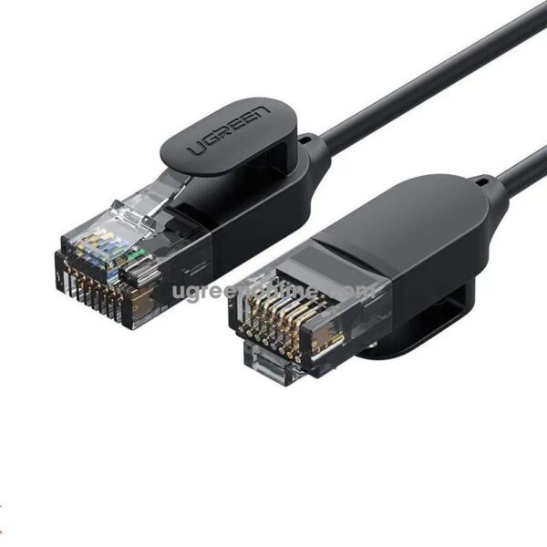 Ugreen Cat 6A UTP Round&Ultra Slim Ethernet Cable Pure Copper 5.0m - Image 3