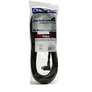 Startech MXT101MMHD15 Startech 15ft 90 Degree Angled Downward Connector VGA Cable