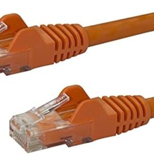 StarTech N6PATCH9OR Startech 9 ft Orange Snagless UTP Cat6 Patch Cable