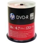 HP DVD-R 4.74 GB DMA00084 100 Pcs Per Spindle