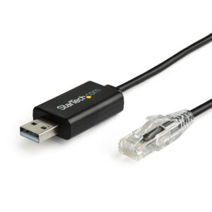 StarTech.com 6 ft (1.8 m) Cisco USB Console Cable - USB to RJ45 Rollover Cable - 460Kbps