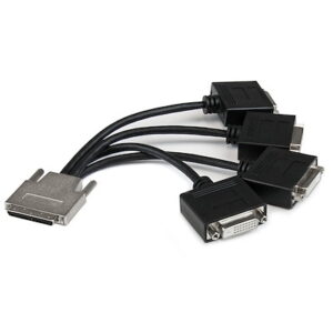 Startech.com VHDCI24DVI VHDCI to Quad DVI Splitter Breakout Cable 