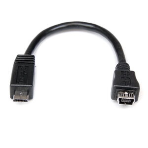 Startech UUSBMUSBMF6 6 inch Micro USB to Mini USB Adapter M/F