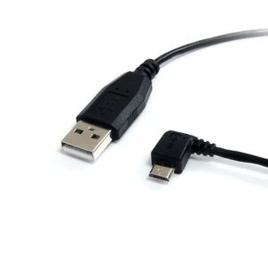 Startech 1 ft Micro USB Cable - A to Left Angle Micro B