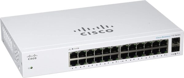 Cisco CBS110 Unmanaged 24-port GE, 2x1G SFP Shared