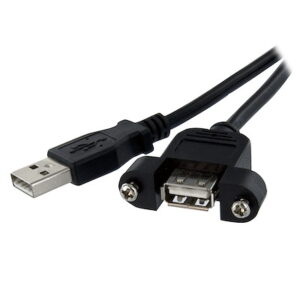 Startech USBPNLAFAM2 2 ft Panel Mount USB Cable A to A - F/M
