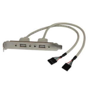 Startech USBPLATE 2 Port USB A Female Slot Plate Adapter