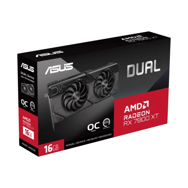 ASUS DUAL RX7800XT-O16G OC Edition 16GB GRAPHICS CARD - Image 5