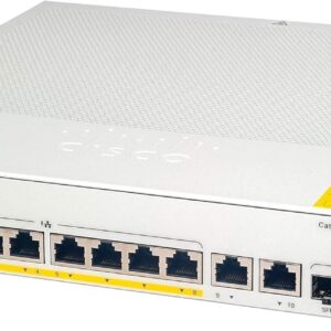 C1000-8P-2G-L - Cisco Catalyst 1000 Switches PoE+ ports and 67W PoE budget, 2x 1G SFP