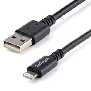 Startech USBLT3MB 3m 10ft Long Black Apple Lightning to USB Cable