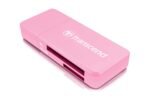 Transcend USB 3.0 SDHC / SDXC / microSDHC / SDXC Card Reader, TS-RDF5R (Pink)