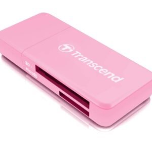 Transcend USB 3.0 SDHC / SDXC / microSDHC / SDXC Card Reader, TS-RDF5R (Pink)
