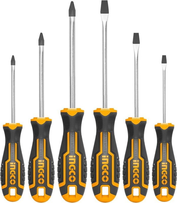 INGCO 6PCS SCREWDRIVER SET HKSD0628 13984HKSD0628 - Image 2