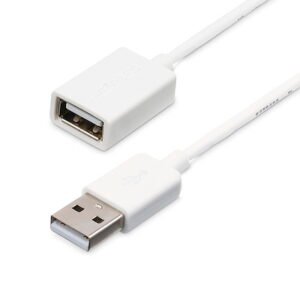 Startech USBEXTPAA1MW White 1 m USB Extension Cable