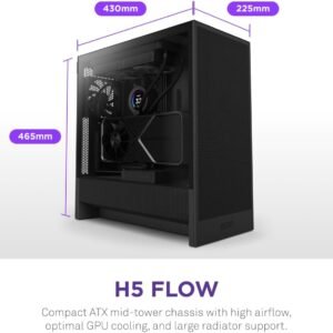 NZXT CC-H51FB-01 NZXT H5 Flow Black