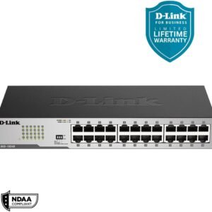 D-LINK DGS-1024D D-Link 24-port 10/100/1000Mbps Unmanaged Gigabit Switch (Metal, Rackmountable)