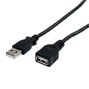 Startech  USBEXTAA10BK 10ft Black USB 2.0 Extension Cable A to A - M/F