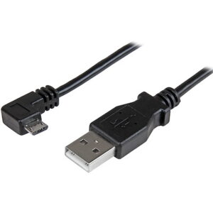 Startech USBAUB50CMRA 0.5m Right-Angle Micro USB Charge & Sync Cable