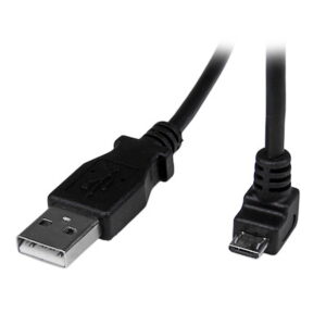 Startech USBAUB2MD 2 m Micro USB Cable - A to Down Angle Micro B
