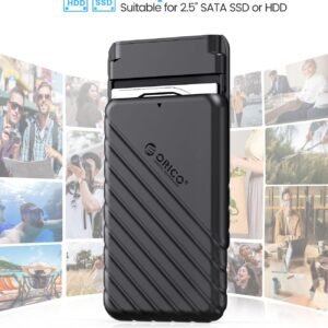 Orico 2.5 inch USB3.1 Gen1 Type-C Hard Drive Enclosure 1)Material: ABS 2)Color: Black/Blue/Pink/Whit