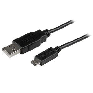 Startech USBAUB1BK  1 ft Phone Charge Cable USB to Thin Micro USB