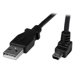 Startech USBAMB1MU 1m Mini USB Cable - A to Up Angle Mini B