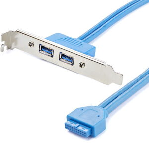 Startech USB3SPLATE 2 Port USB 3.0 A Female Slot Plate Adapter
