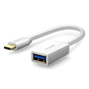 Ugreen Usb Type C To Usb 3.0 Female Cable White 15Cm