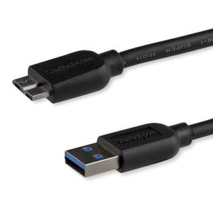 Startech 20" Slim USB 3.0 Micro B Cable - A to Micro B Thin