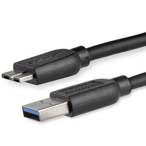 Startech USB3AUB2MS 6ft Slim USB 3.0 Micro B Cable - A to Micro B Thin