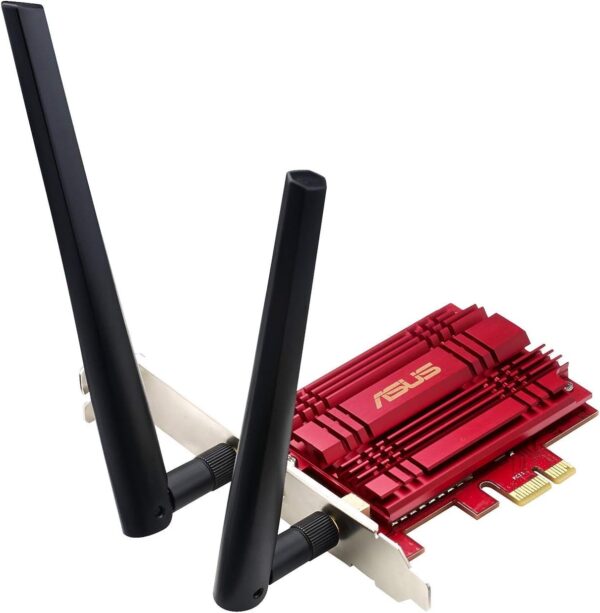 Asus AC1300 Dual-band Wireless-High Power Design for Longer WiFi Range  Interface: PCI-E Adapter Dat - Image 3