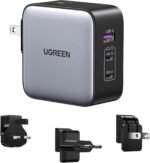 UGREEN CD296-90409 Ugreen 90409 65W 2c1a 3Port Nexode Fast Charger