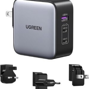 UGREEN CD296-90409 Ugreen 90409 65W 2c1a 3Port Nexode Fast Charger