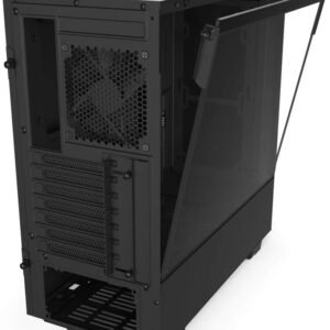 NZXT CA-H510B-B1 - Compact ATX Mid-Tower PC Gaming Case - Front I/O USB Type-C Port - Tempered Glass Side Panel - Cable Management System - Water-Cooling Ready - Steel Construction - Black