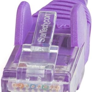 StarTech N6PATCH9PL Startech 9 ft Purple Snagless UTP Cat6 Patch Cable