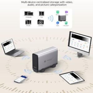 ORICO CD3520 ORICO MetaBox Mini NAS Personal Storage 3.5" Network Attached Storage (Diskless)