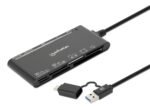 Manhattan Computer Products Multi-Card Reader/Writer Hi-Speed USB, Slim, 79-in-1